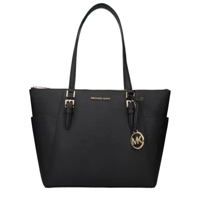 Michael Kors Black Leather Shoulder Bag