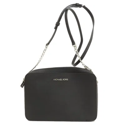 Pre-owned Michael Kors Black Leather Shoulder Bag ()