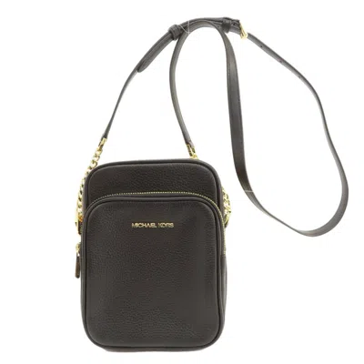 Pre-owned Michael Kors Black Leather Shoulder Bag ()