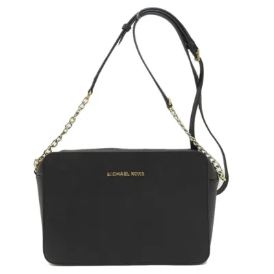 Pre-owned Michael Kors Black Leather Shoulder Bag ()