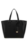 Michael Kors Taryn Shoulder Bag In Black Leather In Black