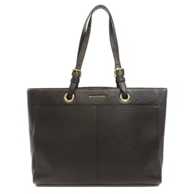 Pre-owned Michael Kors Black Leather Tote Bag ()