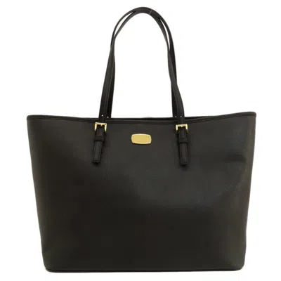 Pre-owned Michael Kors Black Leather Tote Bag ()