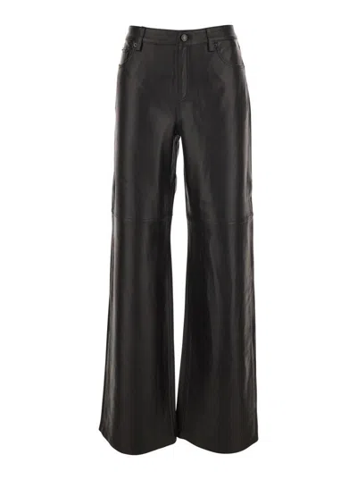 MICHAEL KORS BLACK PANTS WITH BELT LOOPS