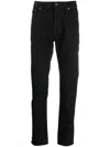 Michael Kors Grant Mens Denim Work Ankle Jeans In Black
