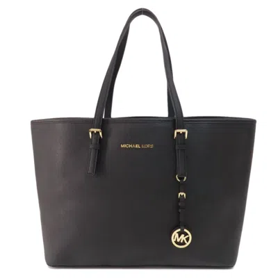 Pre-owned Michael Kors Black Pvc Tote Bag ()