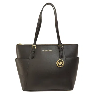 Pre-owned Michael Kors Black Pvc Tote Bag ()