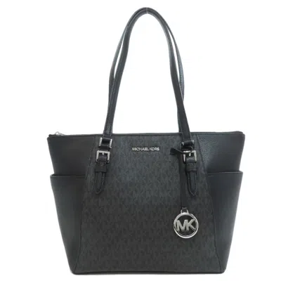 Pre-owned Michael Kors Black Pvc Tote Bag ()