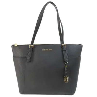 Pre-owned Michael Kors Black Pvc Tote Bag ()