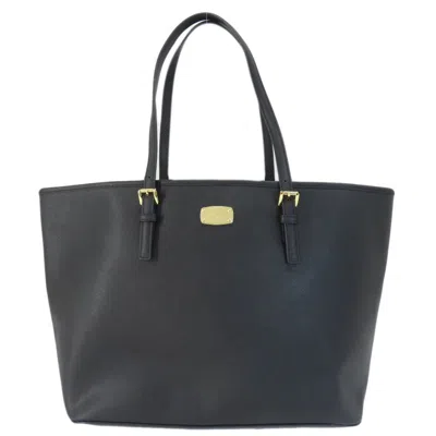 Pre-owned Michael Kors Black Pvc Tote Bag ()