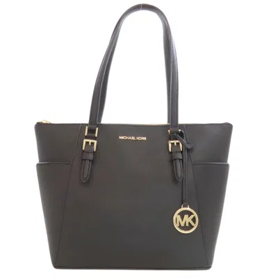 Pre-owned Michael Kors Black Pvc Tote Bag ()