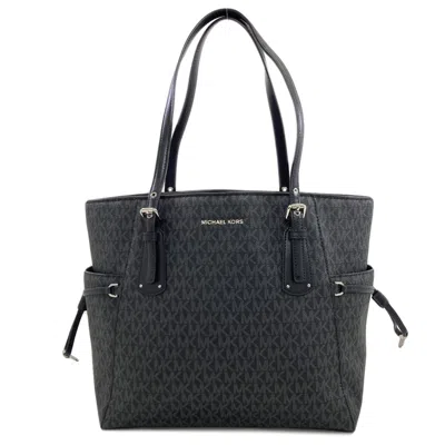 Pre-owned Michael Kors Black Pvc Tote Bag ()