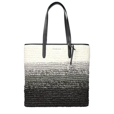 Michael Kors Black Raffia Shoulder Bags