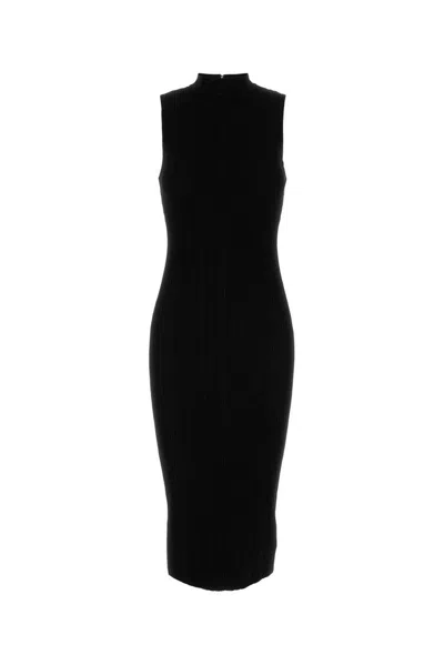 Michael Kors Black Stretch Viscose Blend Dress