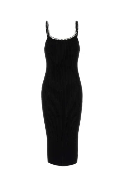 Michael Kors Black Stretch Viscose Blend Dress