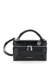 Michael Kors Zipper Shoulder Bag In Black