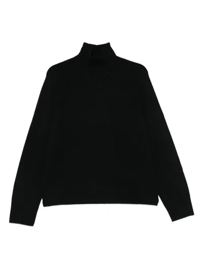 Michael Kors Black Wool Turtleneck Sweater