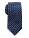 Michael Kors Blair Textured Dot Silk Tie In Navy