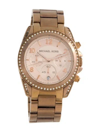 Pre-owned Michael Kors Blair Watch, 39mm In Multicolor