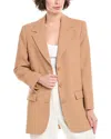 Michael Kors Collection Blazer In Orange