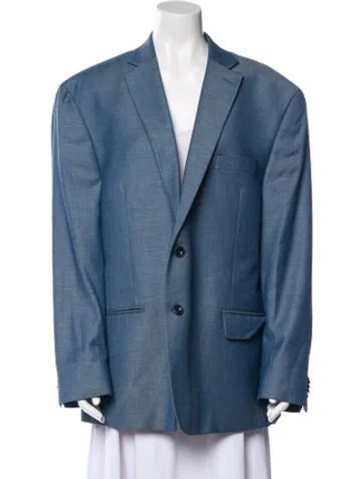 Pre-owned Michael Kors Blazer In Blue