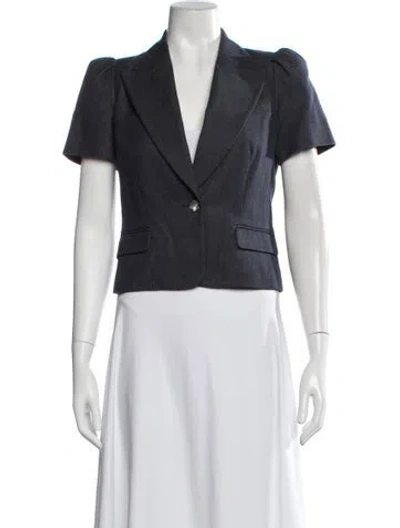 Pre-owned Michael Kors Blazer In Blue