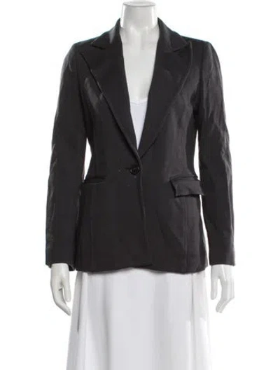 Pre-owned Michael Kors Blazer In Gray
