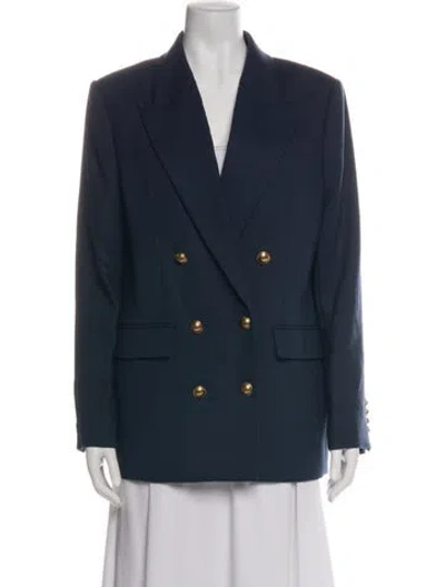Pre-owned Michael Kors Blazer In Green