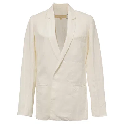 Michael Kors Blazer In White Linen