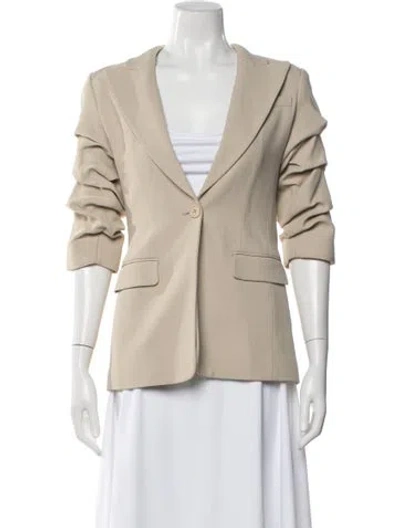 Pre-owned Michael Kors Blazer In Neutral