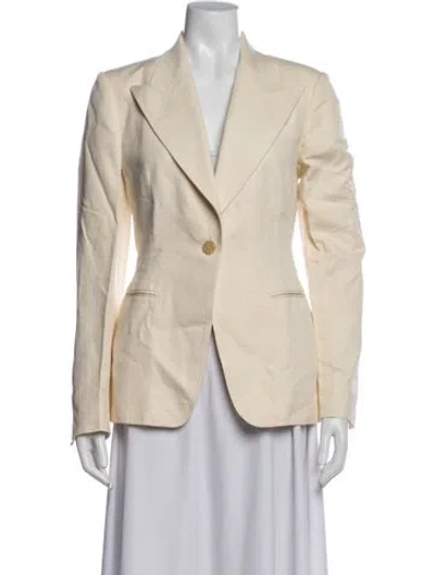 Pre-owned Michael Kors Blazer In Neutrals
