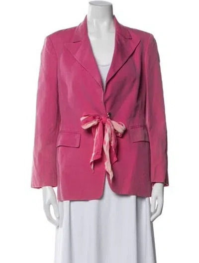 Pre-owned Michael Kors Blazer In Pink