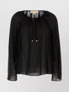 Michael Kors Black Georgette Blouse