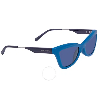 Michael Kors Blue Cat Eye Ladies Sunglasses Valencia Mk2132u 309780 55