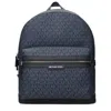 Michael Kors Blue Fabric Men's Backpack In Blue