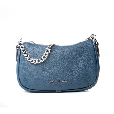 Michael Kors Blue Fur Shoulder Bag