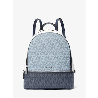 Michael Kors Blue Leather Backpack