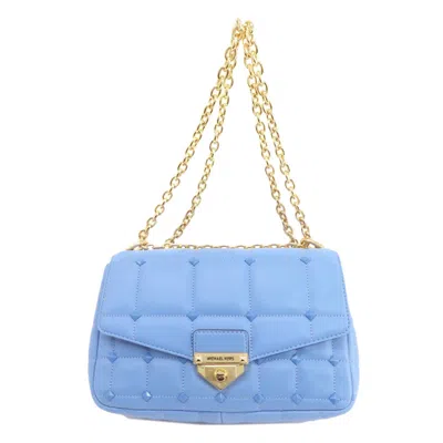 Pre-owned Michael Kors Blue Leather Shoulder Bag ()