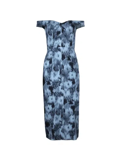 Michael Kors Blue Midi Dress