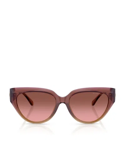 Michael Kors Boca Raton Cat Eye Sunglasses In White