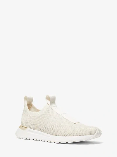 Michael Kors Bodie Knitted Sneakers In Cream