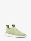 Michael Kors Bodie Knit Slip-on Sneaker In Green