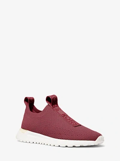 Michael Kors Bodie Knit Slip-on Sneaker In Red