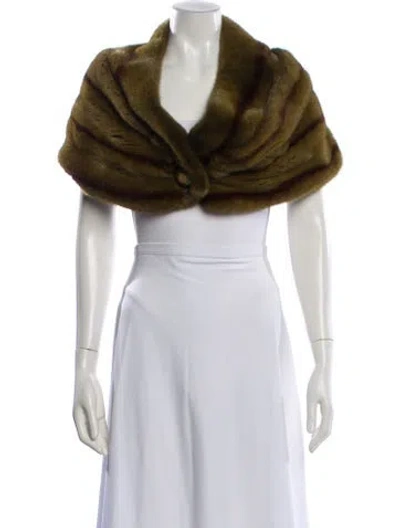 Pre-owned Michael Kors Bolero In Green
