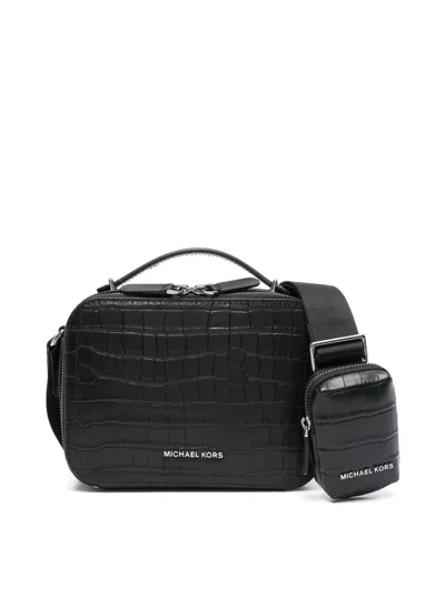 Michael Kors Hudson Ew Crossbody With Pouch In Black