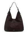Michael Kors Nolita Large Nubuck Hobo Bag In Brown