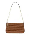 Michael Kors Pouch  With Logo In Light Brown
