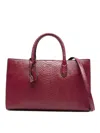 Michael Kors Structured Beige Vitello Leather Shopper In Sand