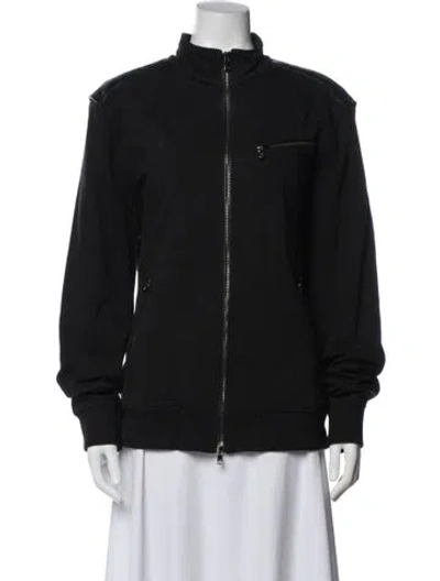 Pre-owned Michael Kors Bomber Jacket In Black