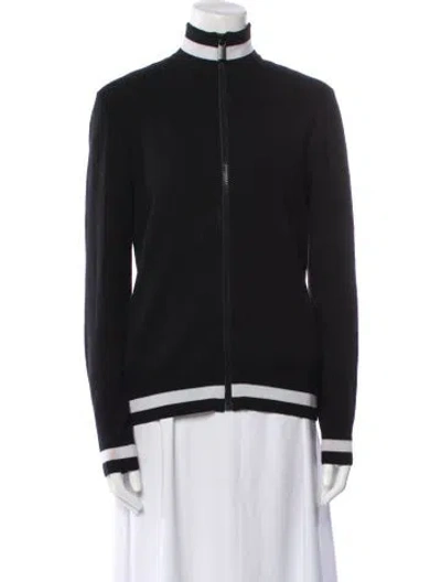 Pre-owned Michael Kors Bomber Jacket In Black